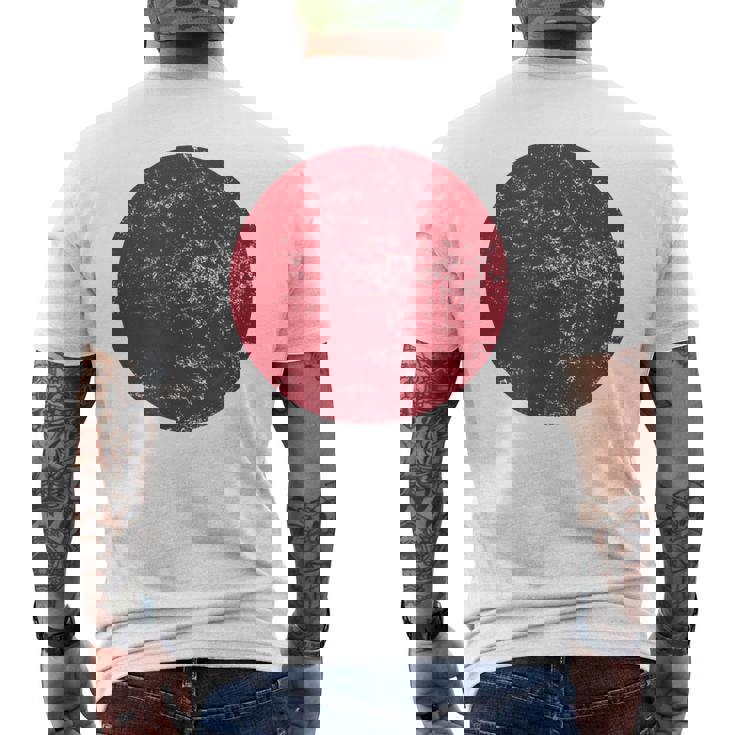 日の丸 日本の国旗 日章旗 日本国 にほん にっぽん かっこいい おもしろい メンズTシャツ バックプリント