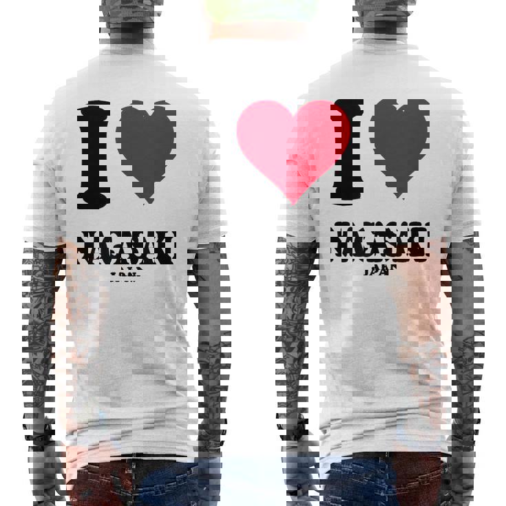 長崎が大好き メンズTシャツ バックプリント