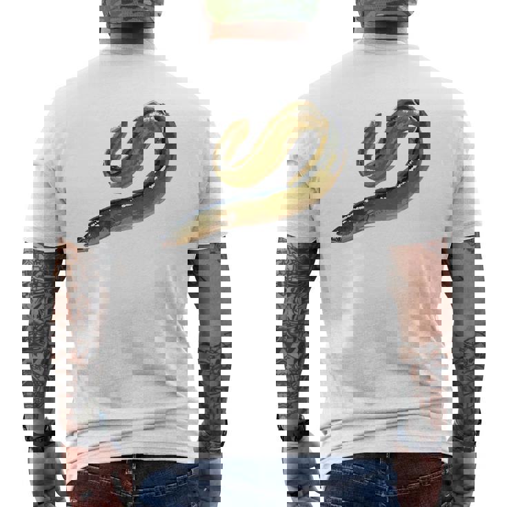 電気 ウナギ メンズTシャツ バックプリント