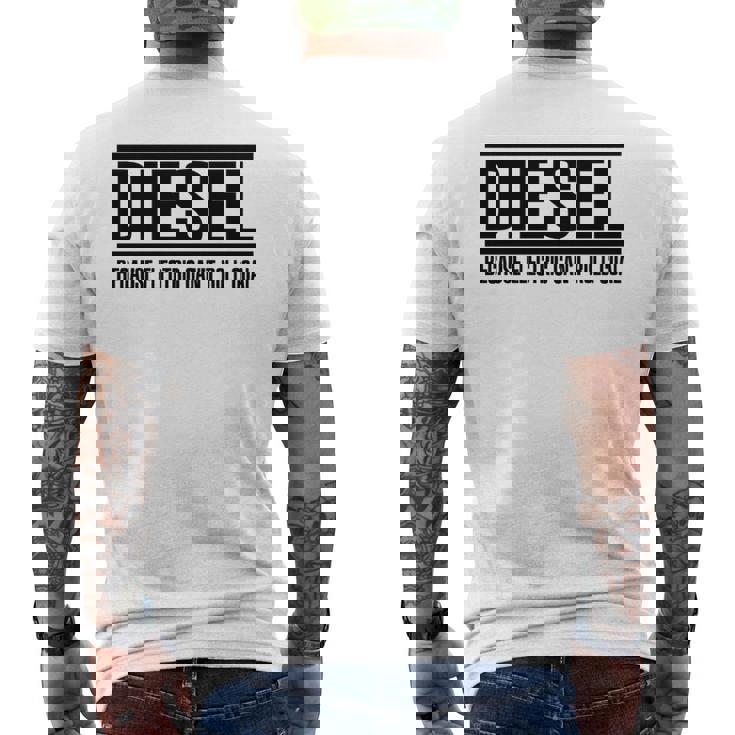 面白いディーゼルトラックtシャツ。 長袖tシャツ メンズTシャツ バックプリント
