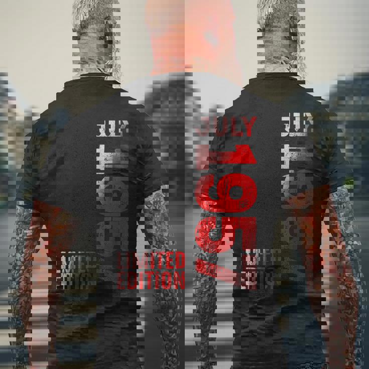 1957年7月 伝説の年 1957 レトロ 1957 ヴィンテージ 1957 メンズTシャツ バックプリント 高齢者への贈り物