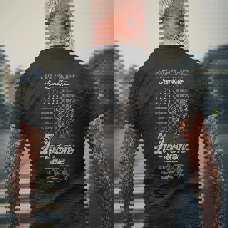 1959年、アメリカ国旗、イーグル、67歳の誕生日、愛国的 メンズTシャツ バックプリント 高齢者への贈り物