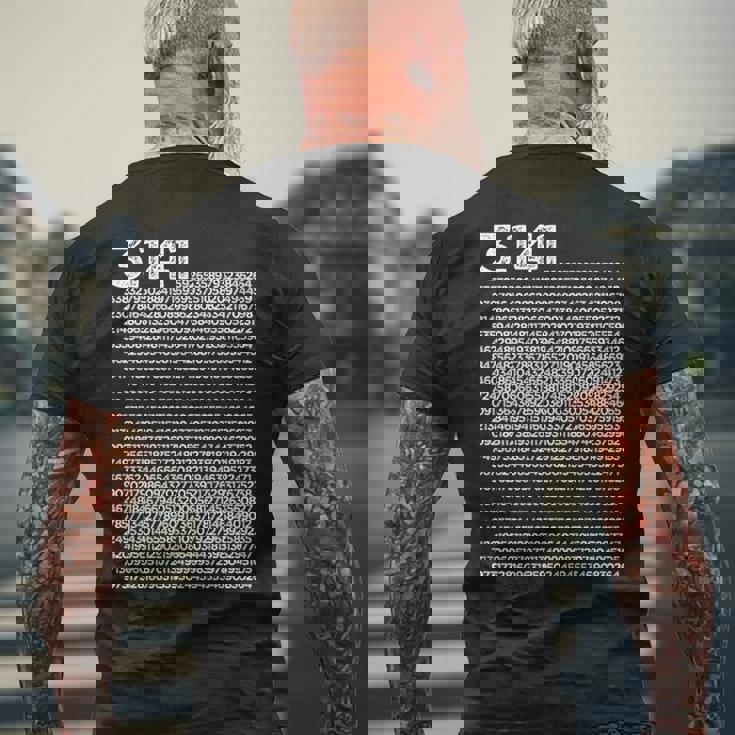 314 円周率の日 数学 非合理数 円周率 長袖tシャツ メンズTシャツ バックプリント 高齢者への贈り物