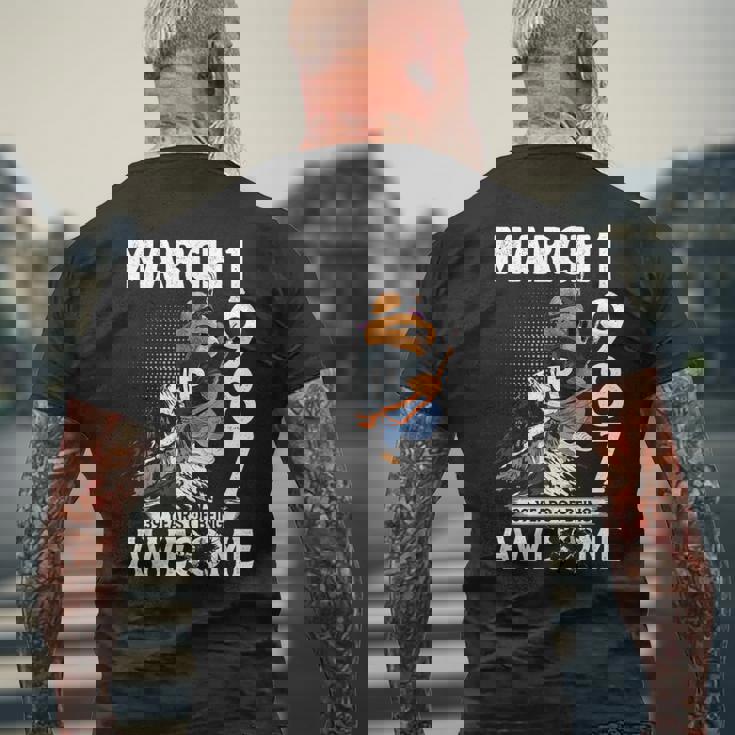 39Th Birthday Legends March 1987Intage 39 Years Old メンズTシャツ バックプリント 高齢者への贈り物