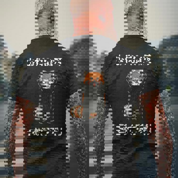 5秒ぶちギレ落語 言い間違い もじり ジョーク ギャグ ツッコミ レッサーパンダ おもしろ メンズTシャツ バックプリント 高齢者への贈り物