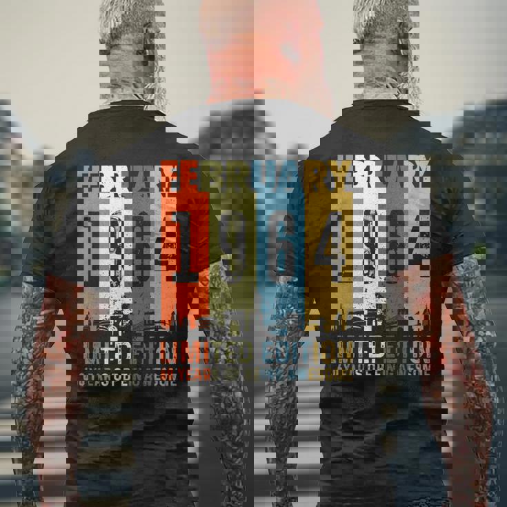 60本限定 1964年2月製 還暦 メンズTシャツ バックプリント 高齢者への贈り物