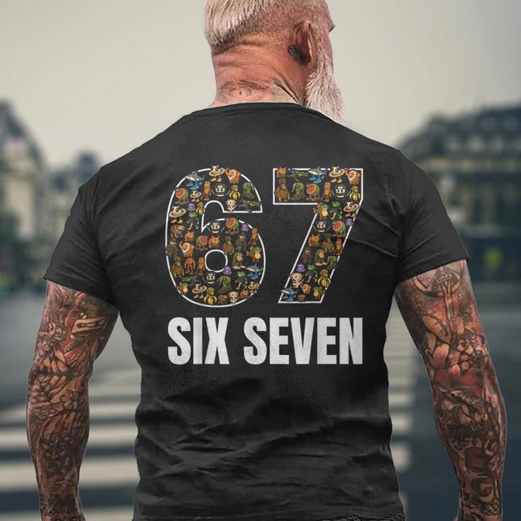 67 Six Seven Italian Brainrot Gen Alpha Slang Meme Men's T-shirt Back ...