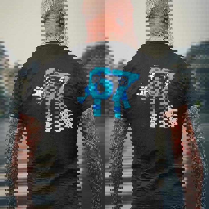 67 シークレットブレイン イタリアンシックスセブン ビデオゲーム メンズTシャツ バックプリント 高齢者への贈り物