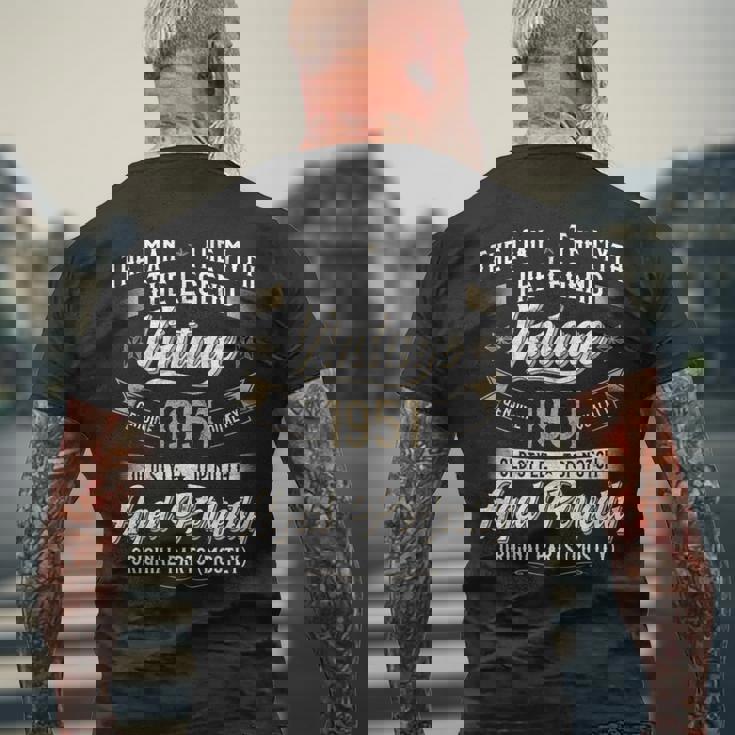 75歳の誕生日プレゼント ヴィンテージ 1951年 男性 面白い 75歳 1951年 長袖tシャツ メンズTシャツ バックプリント 高齢者への贈り物