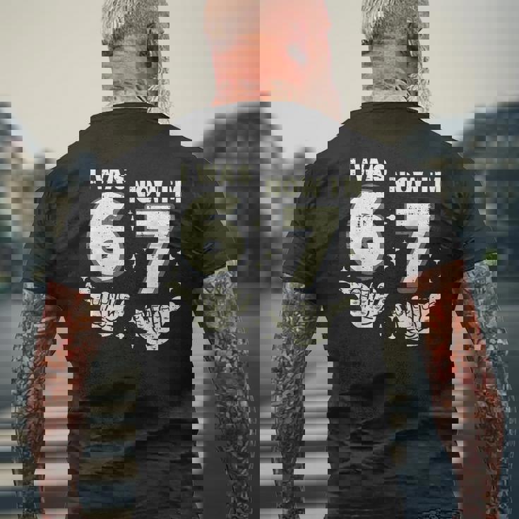 7歳の誕生日 I Was 6 Now Im 7歳 シックスセブン ミーム キッズ メンズTシャツ バックプリント 高齢者への贈り物