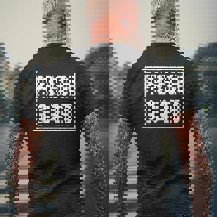 Agent Correctionnel Application De La Loi Prison Guard T-shirt imprimé au dos Cadeaux pour les vieillards