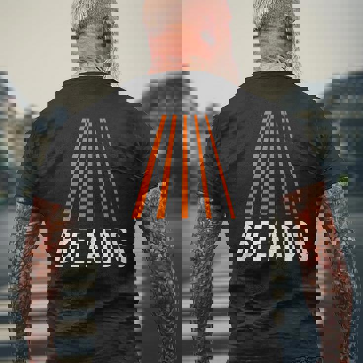 Beadg 5弦 ベース ギター プレーヤー ベーシスト パースペクティブ メンズTシャツ バックプリント 高齢者への贈り物