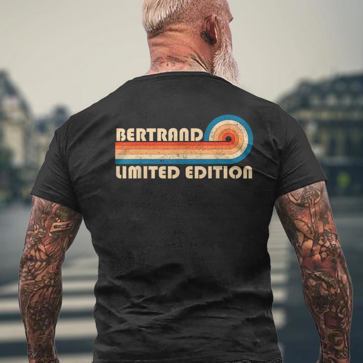 Bertrandurname Retrointage 80S 90S Birthday Reunion T-shirt imprimé au dos Cadeaux pour les vieillards