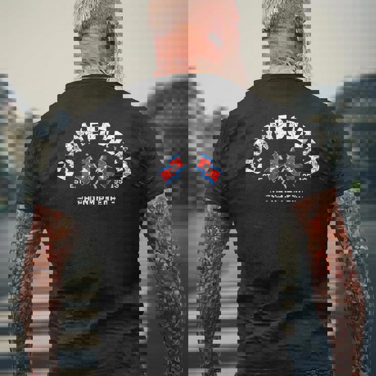 Cambodge Patrie Cambodge Ami Cambodge Cadeau Cambodge T-shirt imprimé au dos Cadeaux pour les vieillards