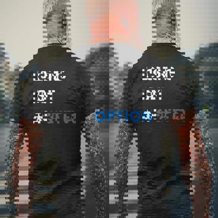 Champion Mindset Losing Isn’T An Option Motivationalta 長袖tシャツ メンズTシャツ バックプリント 高齢者への贈り物