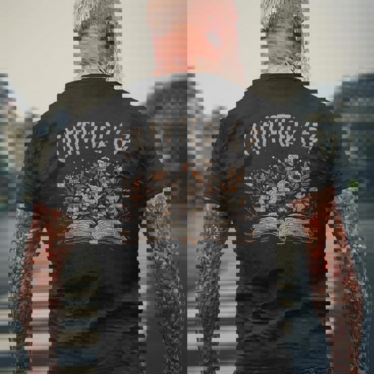 Chapter 67Th Birthday Bookworm 67 Years Old For Book Lovers Men's T-shirt Back Print Gifts for Old Men