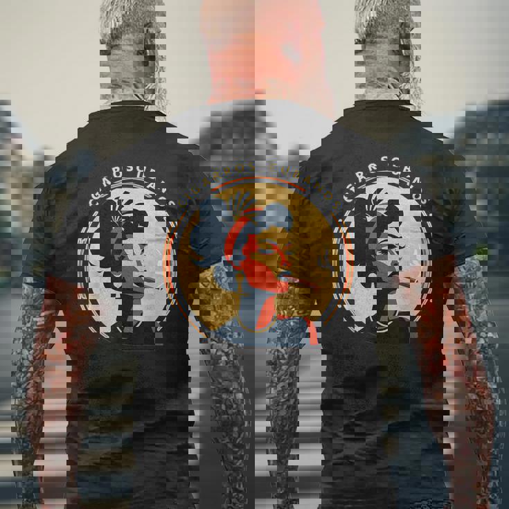 Cigarros Cubanos キューバ 葉巻 メンズTシャツ バックプリント 高齢者への贈り物