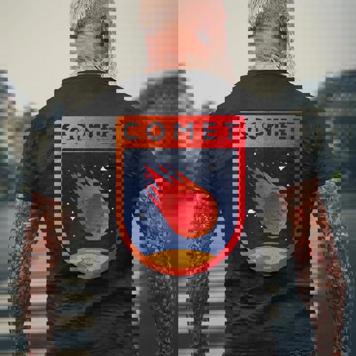 Comet コメット 宇宙 スノーボール 宇宙 トラベラー 隕石 コメット メンズTシャツ バックプリント 高齢者への贈り物