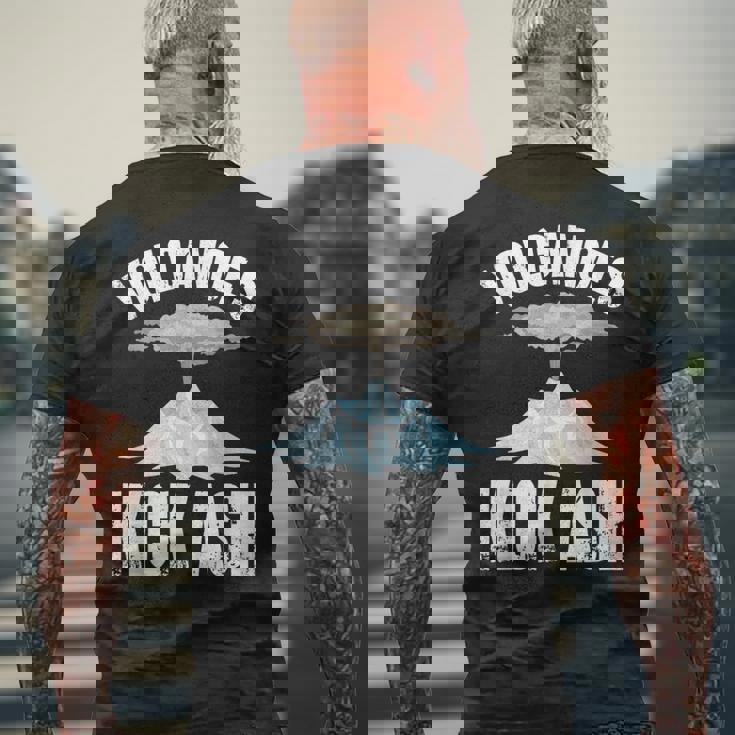 Coololcano メンズ レディース キッズ 火山灰 火山愛好家 メンズTシャツ バックプリント 高齢者への贈り物