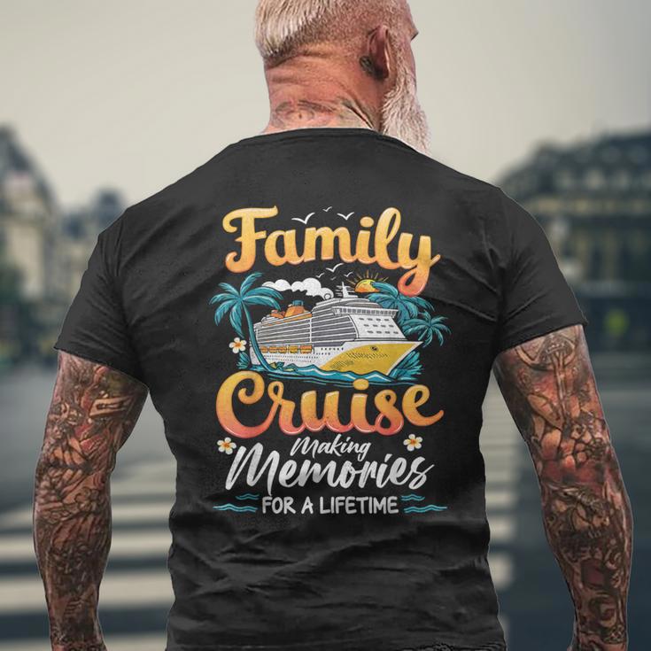 Cruise Party Vacation Trip Family Matching Outfit Family Cruise 2025 Summer Vacation Men's T-shirt Back Print Gifts for Old Men