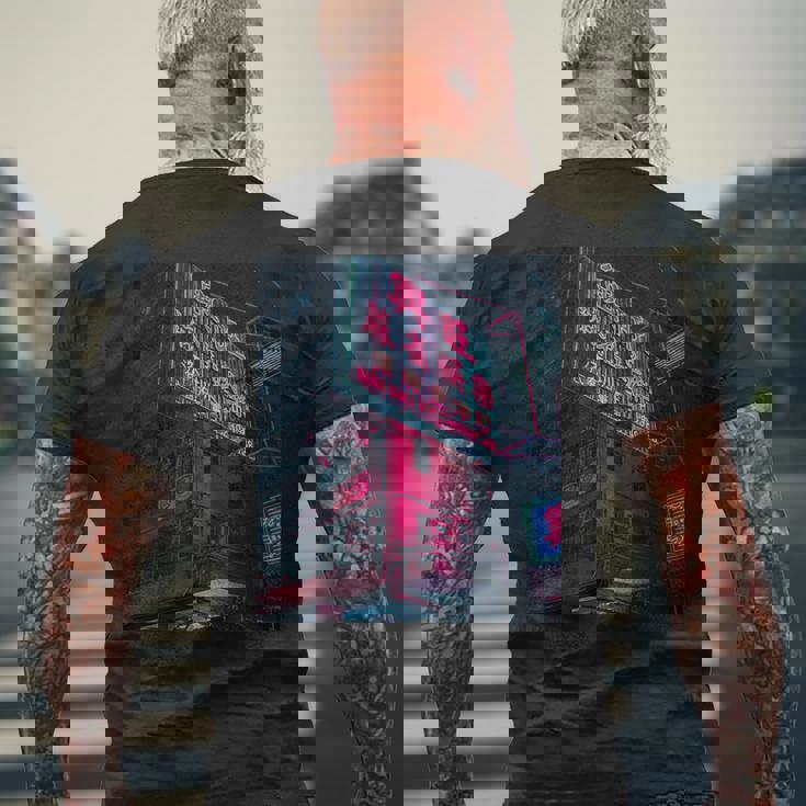 Cyberpunk Clothing、香港サイバーパンクストリートウェア メンズTシャツ バックプリント 高齢者への贈り物