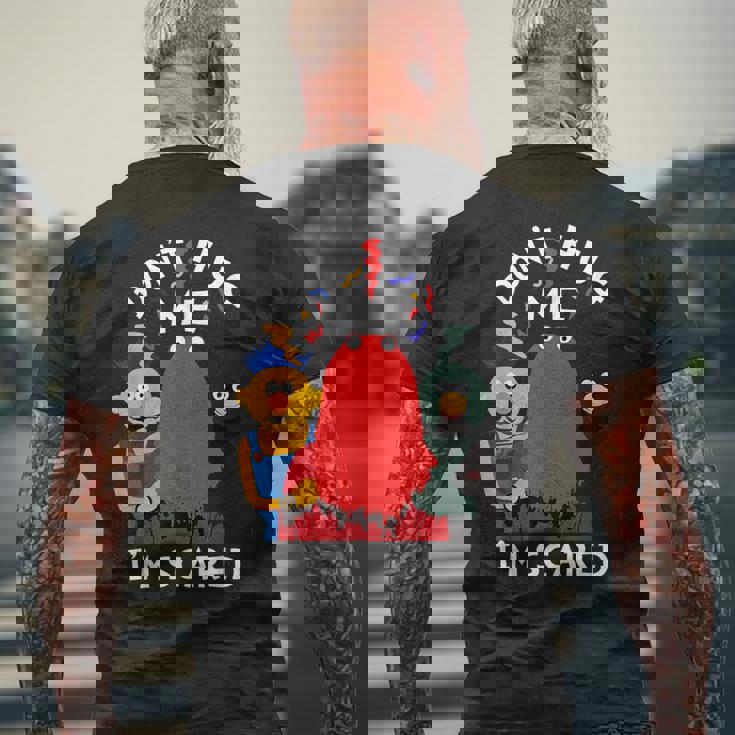 Don't Hug Me I'mcareds 面白い言葉 皮肉 メンズTシャツ バックプリント 高齢者への贈り物