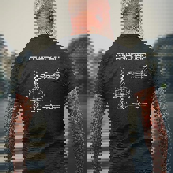 F2 日本戦闘機 メンズTシャツ バックプリント 高齢者への贈り物