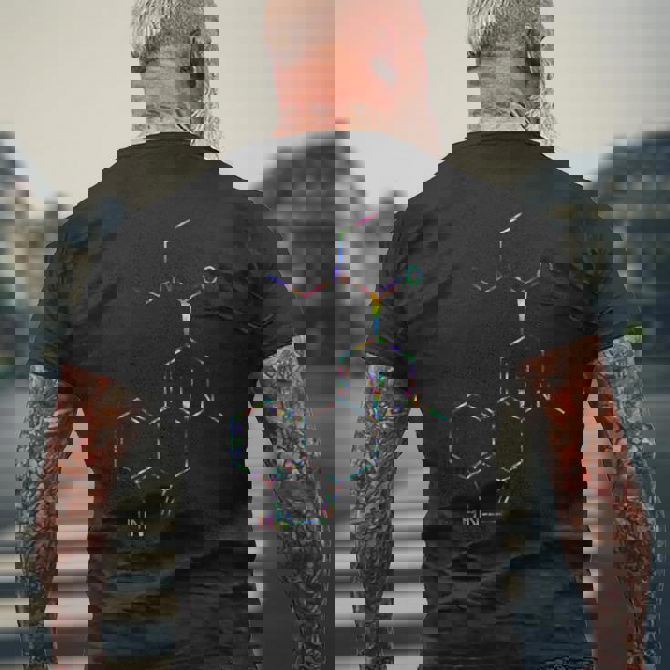 Lsd Moleculeサイケデリックシャツ メンズTシャツ バックプリント 高齢者への贈り物