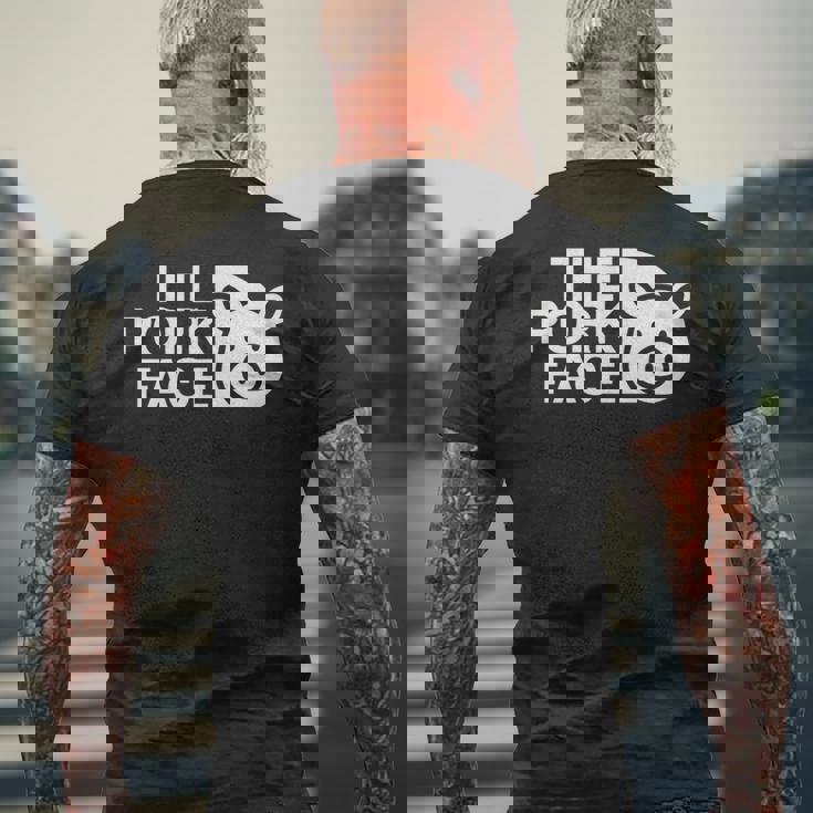 Pig Face Parody Meat Lover Outdoor 長袖tシャツ メンズTシャツ バックプリント 高齢者への贈り物