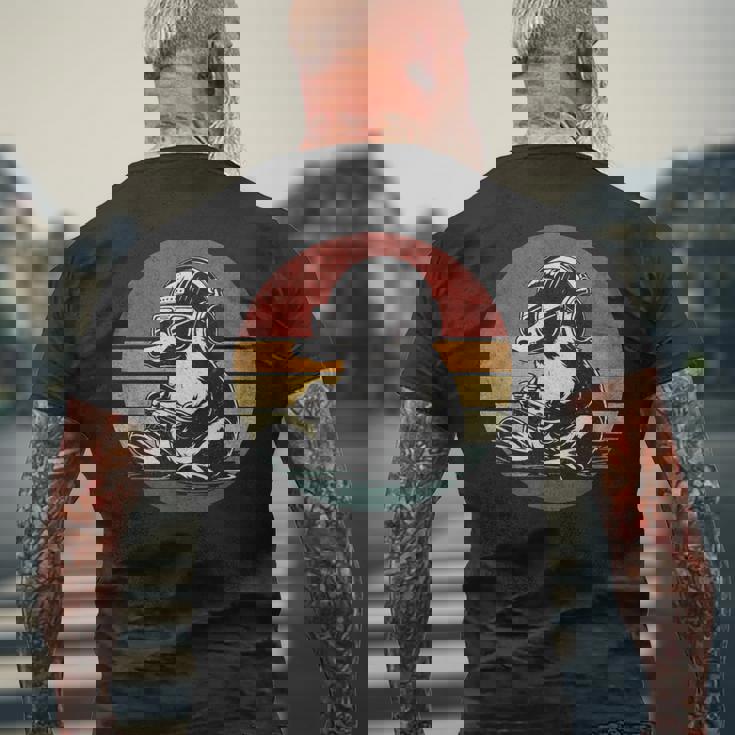 Platypus Gaming Retro Gamer ideo Games Platypus T-shirt imprimé au dos Cadeaux pour les vieillards