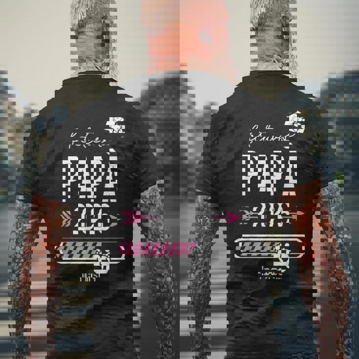 Futuro Papa 2026 Papà 2026 Caricamento Papà 2026 T-shirt da uomo con stampa posteriore Regalos para ancianos