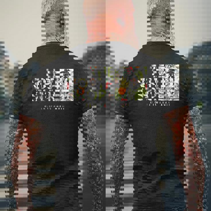 Hawaii The Northhore ハレイワヤシの木 長袖tシャツ メンズTシャツ バックプリント 高齢者への贈り物