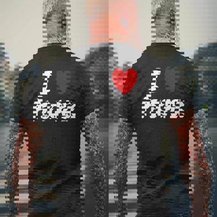 I Heart 愛 Pekpek フィリピンタガログ語 フィリピン フィリピン人 長袖tシャツ メンズTシャツ バックプリント 高齢者への贈り物