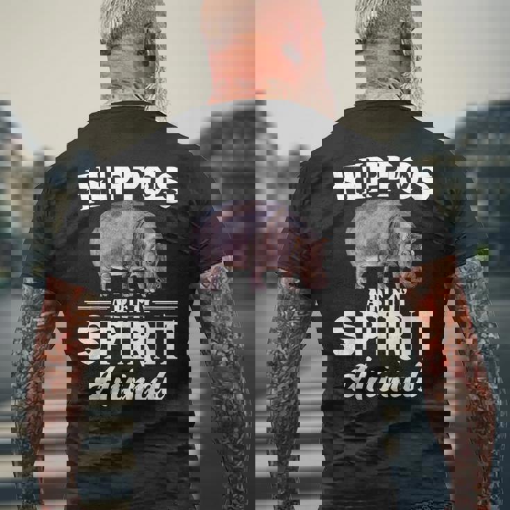 Hippos Are Mypirit アニマルシャツ – Hippos Lover メンズTシャツ バックプリント 高齢者への贈り物