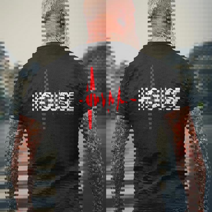 House Music ディープハウス ソウルフルハウス メンズTシャツ バックプリント 高齢者への贈り物