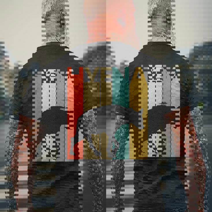 Hyena ハイエナ 動物 メンズTシャツ バックプリント 高齢者への贈り物