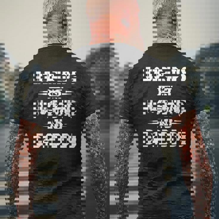 Il Miglior Marito E Papà Del Mondo E Un Bellissimo Gr T-shirt da uomo con stampa posteriore Regalos para ancianos