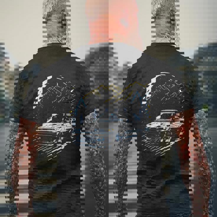 Jdm ドリフト アニメ 漫画 車 八六 メンズTシャツ バックプリント 高齢者への贈り物