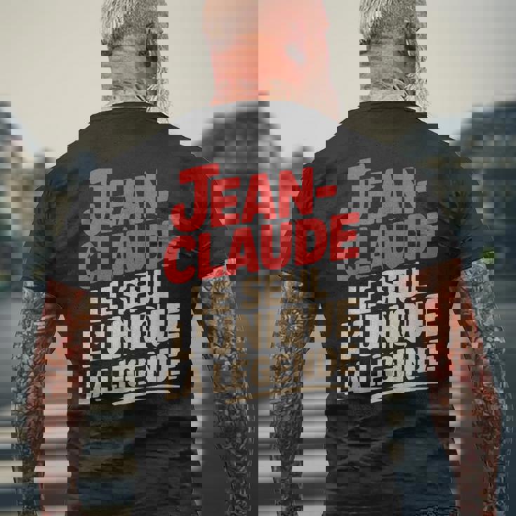 Jean Claude Homme Humour Idée Cadeau Humoristique Drôle T-shirt imprimé au dos Cadeaux pour les vieillards