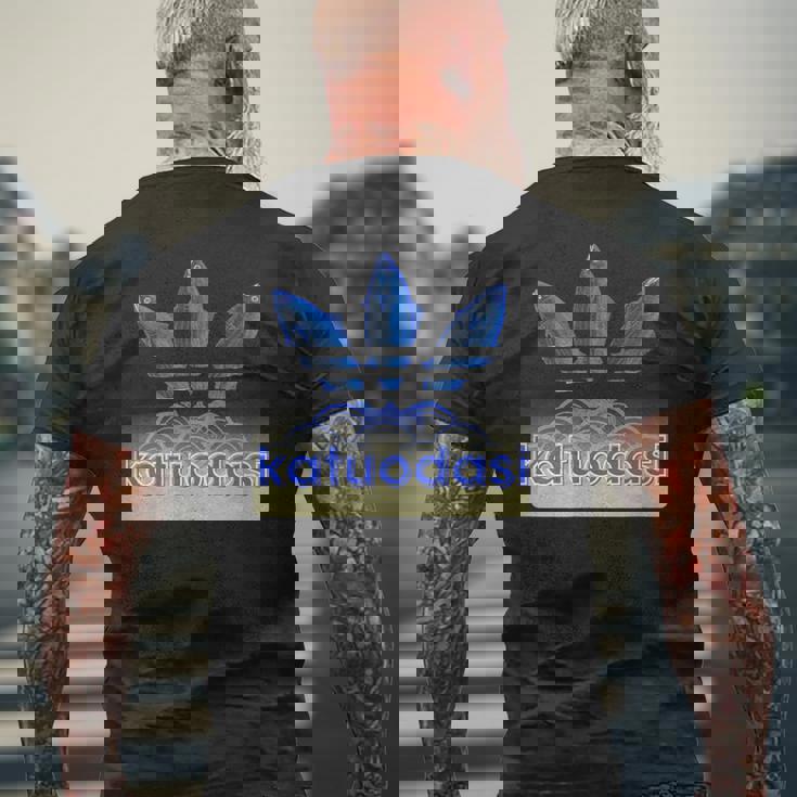 Katuodasi鰹と出汁の和風アートデザイン メンズTシャツ バックプリント 高齢者への贈り物