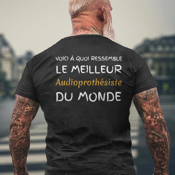 Le Meilleur Audioprothésiste T-shirt imprimé au dos Cadeaux pour les vieillards