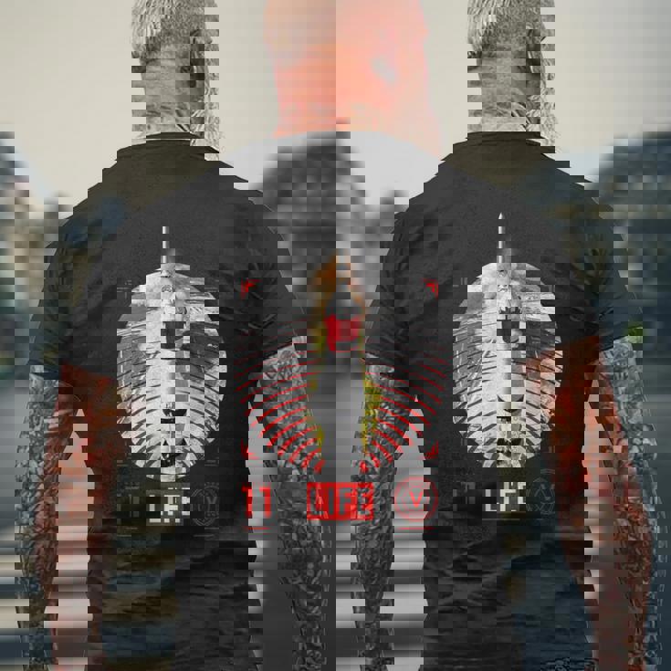 Life Picture Collection アポロ11号（1） メンズTシャツ バックプリント 高齢者への贈り物