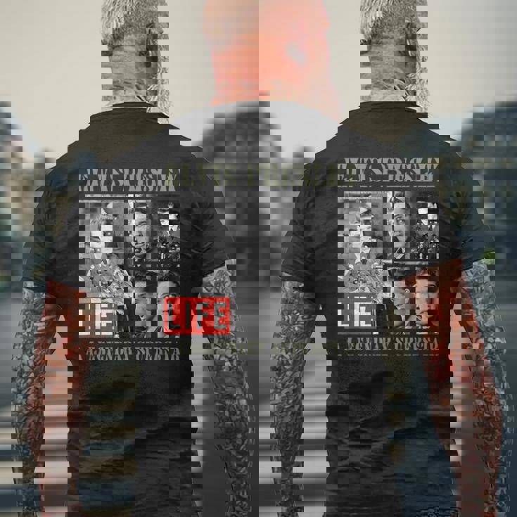 Life Picture Collection エルヴィス プレスリー（1） メンズTシャツ バックプリント 高齢者への贈り物