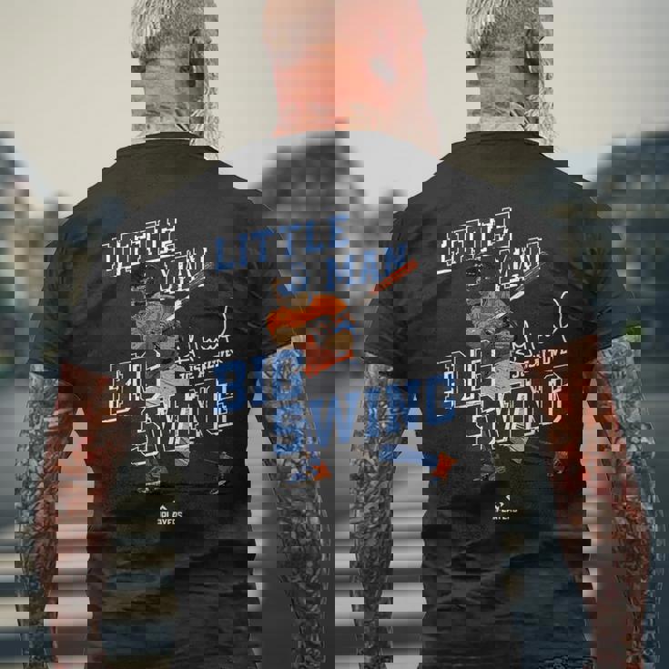 Little Man Bigwing Jose Altuve Houston Mlbpa メンズTシャツ バックプリント 高齢者への贈り物