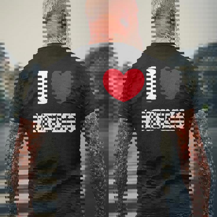 I Love Minato ミナトが大好きです メンズTシャツ バックプリント 高齢者への贈り物