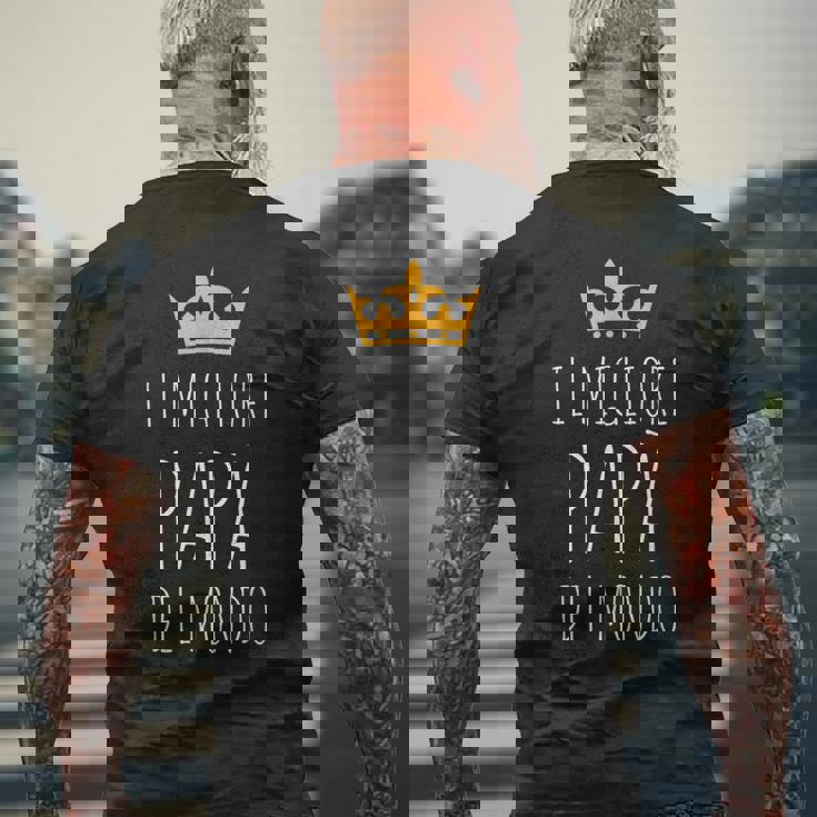 Migliore Papà Del Mondouper Regalo Festa Del Papà T-shirt da uomo con stampa posteriore Regalos para ancianos