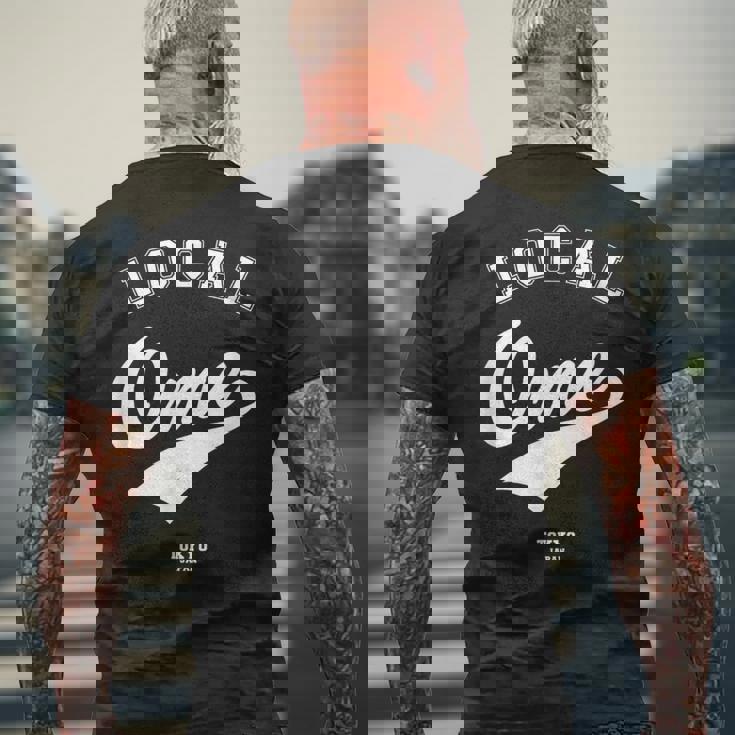 Ome Local 青梅市ローカル 故郷 メンズTシャツ バックプリント 高齢者への贈り物