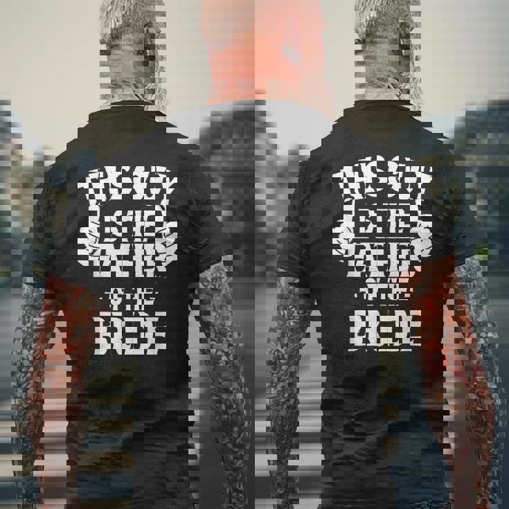 Questo È Il Padre Dellaposa Matrimonioposa Papà T-shirt da uomo con stampa posteriore Regalos para ancianos