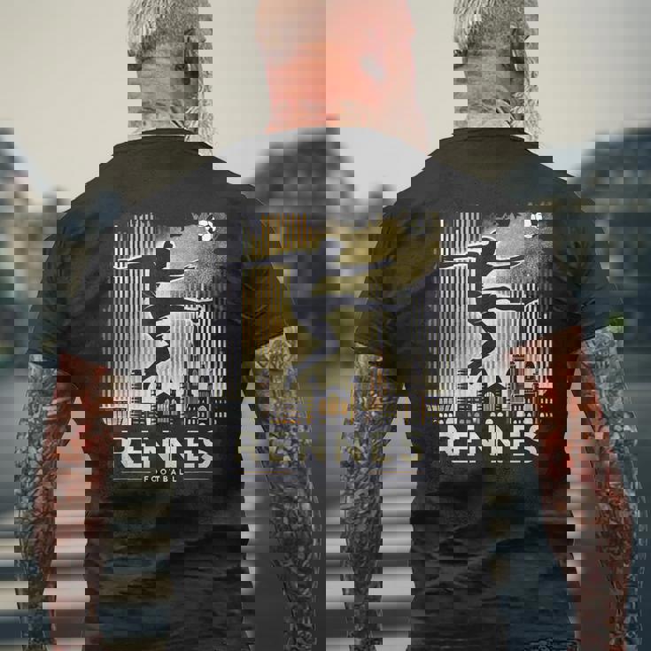 Rennais Cadeauupporter Rennes Foot Rennais T-shirt imprimé au dos Cadeaux pour les vieillards