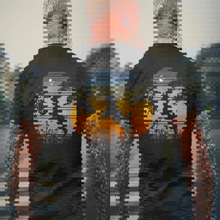 Retrointageunset Garden Nature Cockapoo Dog Lover メンズTシャツ バックプリント 高齢者への贈り物